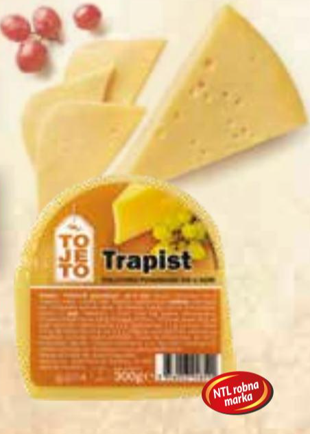Sir trapist To je to 300 g - Akcija u trgovini Bakmaz